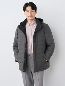 ノンキルトミドルダウン