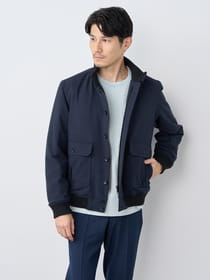 インナーダウンキルトショートブルゾン