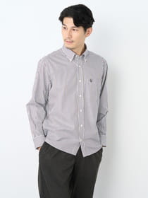【早割30%OFF対象】オルタネートツイルストライプ長袖シャツ