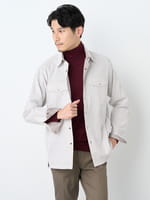 スペシャルクーポン30%OFF！対象】ヘリンボンストライプ長袖シャツ 