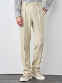 ツイルソフトドビーワンタックスラックス