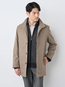 イタリアンカラーライナーコート