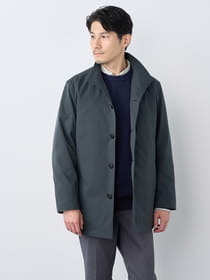 イタリアンカラーライナーコート