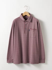 【早割30%OFF対象】リゾートピケ長袖ポロシャツ