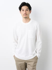 【早割30%OFF対象】リンクスストライプ長袖Tシャツ
