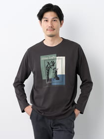 ≪WEB限定/1,111円OFF！対象商品≫アニマルプリント長袖Ｔシャツ（Ｇｉｒａｆｆｅ）