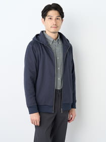 【早割30%OFF対象】裏起毛バーズアイパーカー
