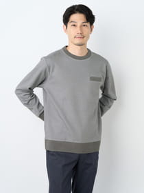【早割30%OFF対象】裏起毛ヘリンボントレーナー