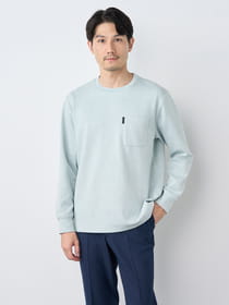 カスレヘリンボン長袖Ｔシャツ