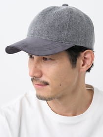 【早割30%OFF対象】コーデュロイ切替キャップ