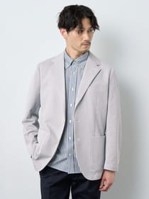 【早割30%OFF対象】尾州生地リネン混ピケコンバチジャケット