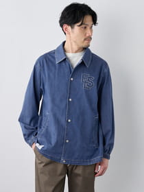 【早割30%OFF対象】リラックスフィットデニムコーチジャケット