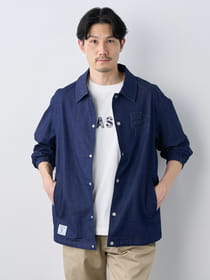 【早割30%OFF対象】リラックスフィットデニムコーチジャケット
