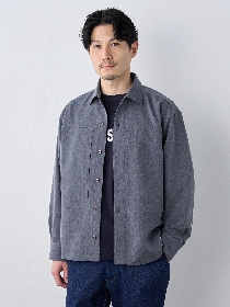 【早割30%OFF対象】リラックスフィットソフトデニム長袖シャツアウター