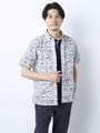 ロンドンシティプリント半袖シャツ/ MADE WITH LIBERTY FABRIC