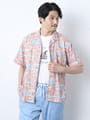 リラックスフィットヨットプリント半袖シャツ