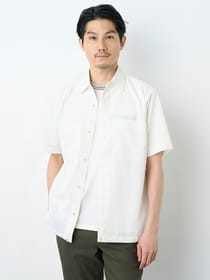 ＣＡＶＥ®リネンライク半袖シャツアウター