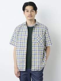 ＣＡＶＥ®チェック半袖シャツアウター