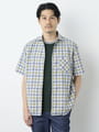ＣＡＶＥ®チェック半袖シャツアウター