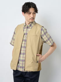 【早割30%OFF対象】メッシュ切替サマーＶベスト