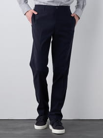 【早割30%OFF対象】マイクロ千鳥スリムストレートスラックス