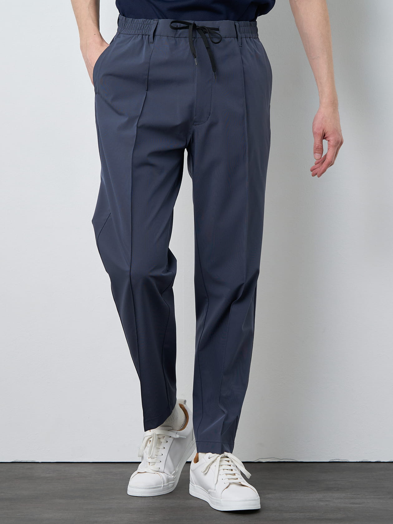 【早割30%OFF対象】ピケストレッチピンタックイージーパンツ