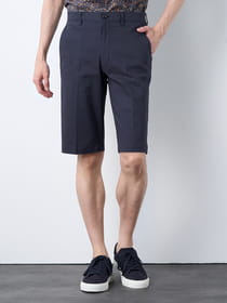 甘やかしサテンストライプハーフパンツ