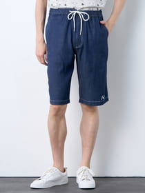 ソフトデニムハーフパンツ