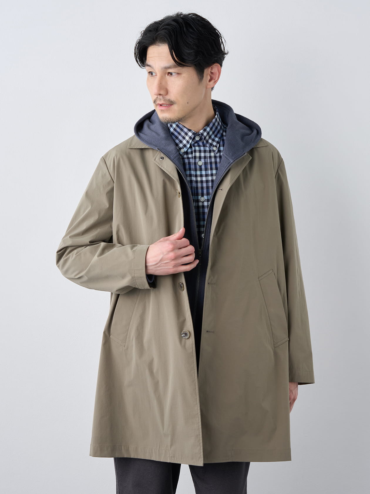 【早割30%OFF対象】コンフォートステンカラーコート