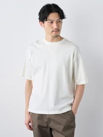 【早割30%OFF対象】リラックスフィットニット天竺クルーネック半袖Ｔシャツ