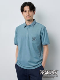 ＰＥＡＮＵＴＳ刺繍半袖ポロシャツ