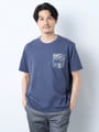 マッププリント半袖Ｔシャツ/ MADE WITH LIBERTY FABRIC