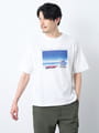 リラックスフィットシーサイドプリント半袖Ｔシャツ