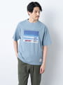 リラックスフィットシーサイドプリント半袖Ｔシャツ