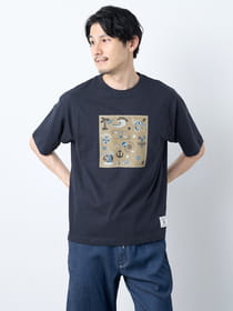 リラックスフィットイラストプリント半袖Ｔシャツ