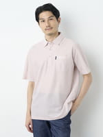 VISVIM ヴィズヴィム カノコ 半袖 ポロ シャツ ピンク ベージュ 2 和紙カノコ半袖ポロシャツ（7251770）｜men（メンズ）｜小泉アパレル