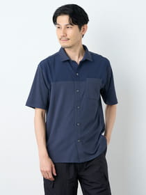 バンブーカノコ半袖ジャージシャツ