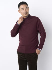 【早割30%OFF対象】ハイネックウォッシャブルニット