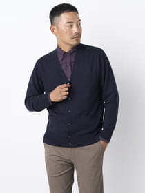 【早割30%OFF対象】カーディガンウォッシャブルニット