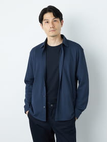 ダブルフェイスワッフルシャツアウター
