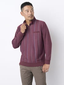 【早割30%OFF対象】ダブルストライプハーフジップ