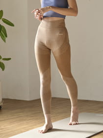 配色桃尻レギンス/アンクル丈