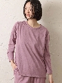 長袖リカバリーダブルニットTシャツ