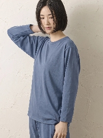 長袖リカバリーダブルニットTシャツ