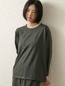 長袖リカバリーダブルニットTシャツ