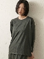 長袖リカバリーダブルニットTシャツ