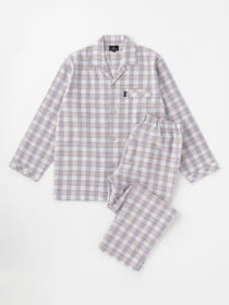 【ランバンコレクション】　綿毛布ネルチェックパジャマ