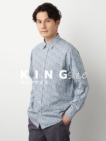 【KING】小花柄プリントシャツ Made with Liberty Fabric